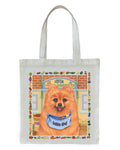 Pomeranian - Tomoyo Pitcher   Dog Breed Tote Bags