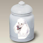 Poodle White - Best of Breed Stoneware Ceramic Treat Jars