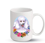 Poodle White - Best of Breed Ceramic 15oz Coffee Mug
