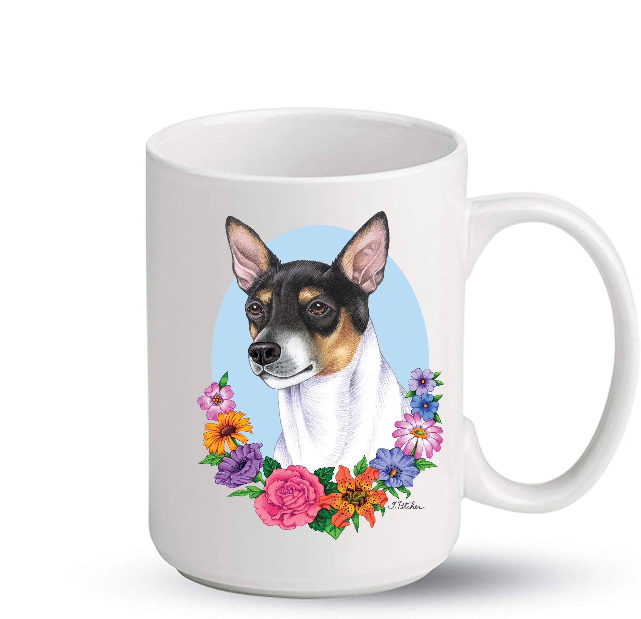 Bull Terrier Dishwasher Safe Microwavable Ceramic Coffee Mug 15 oz