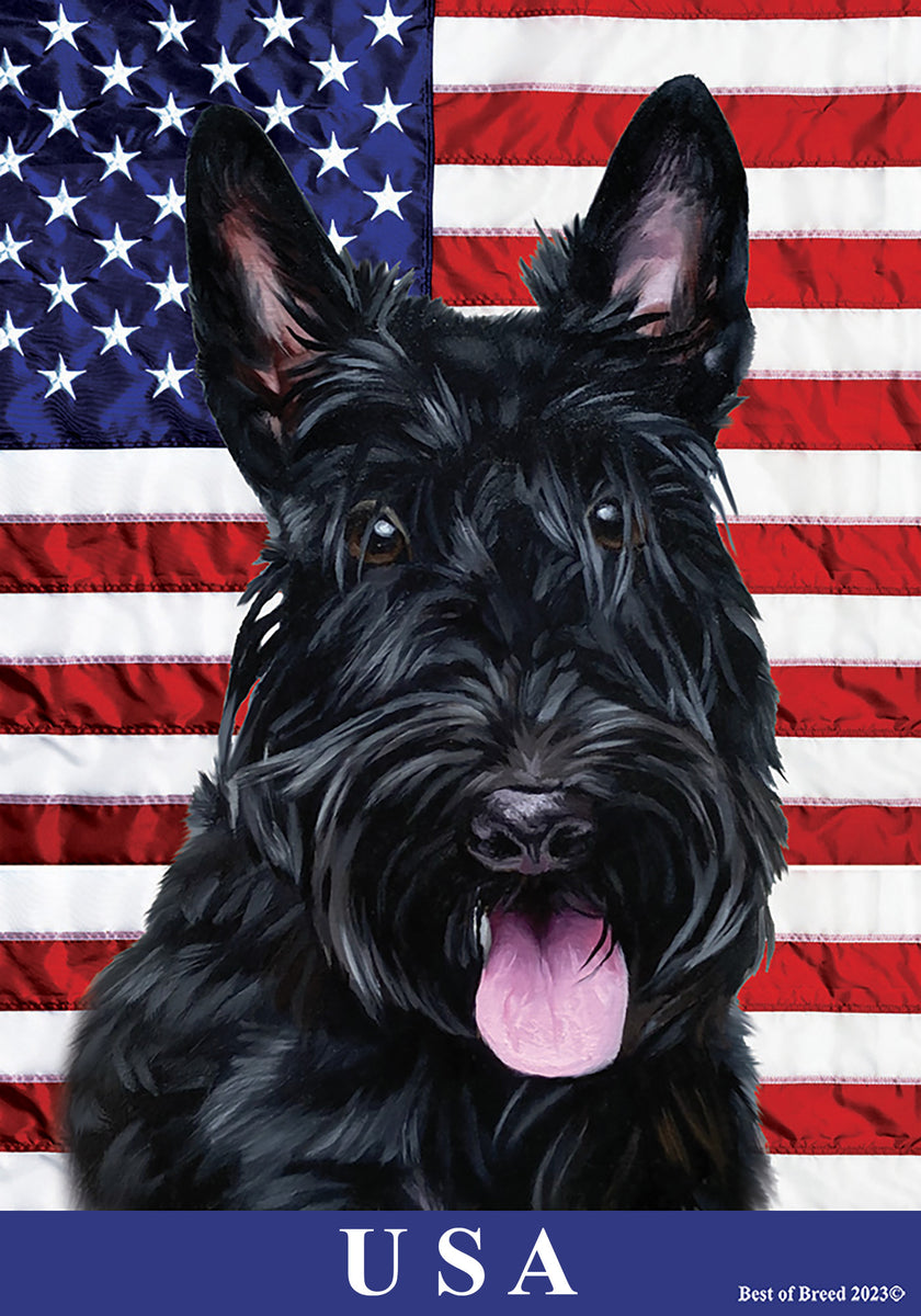 Scottish Terrier - Best of Breed All-American II Outdoor Flag