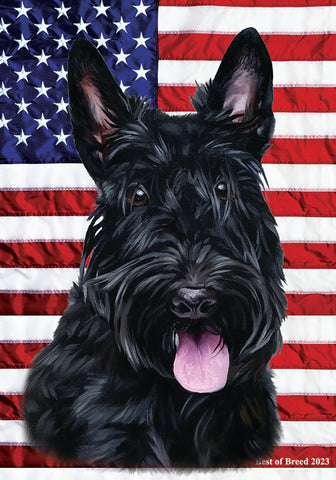 Scottish Terrier - Best of Breed All-American III Outdoor Flag