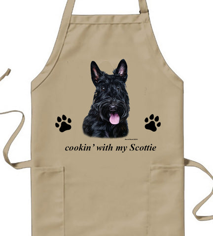 Scottish Terrier - Best of Breed Cookin' Aprons