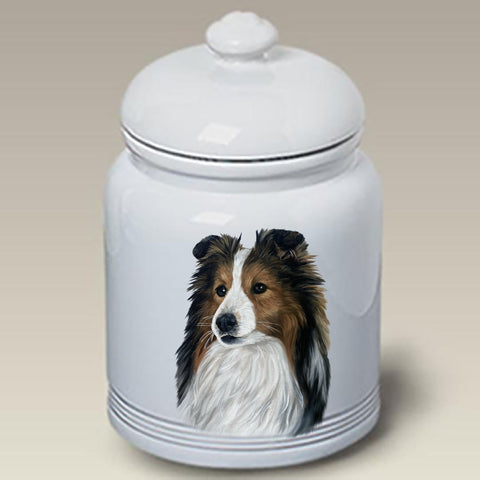 Sheltie Sable - Best of Breed Dog and Cat Treat Jars