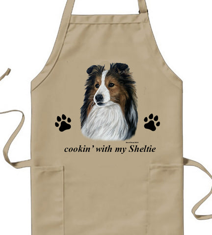 Sheltie Sable - Best of Breed Cookin' Aprons