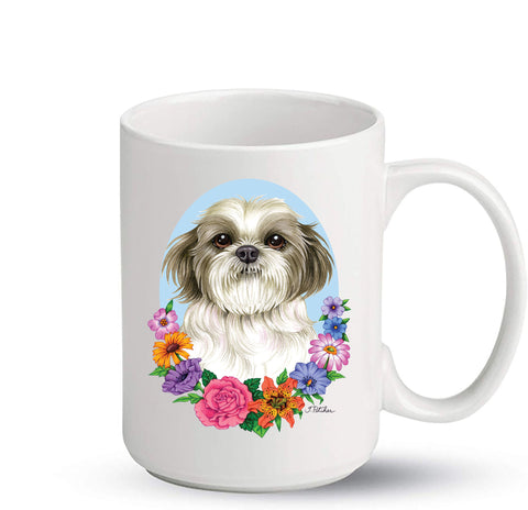 Shih Tzu Puppy Cut - Best of Breed Ceramic 15oz Coffee Mug