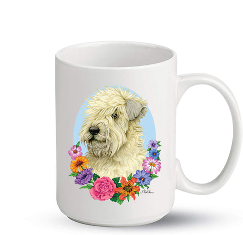 Soft Coated Wheaton Terrier - Best of Breed Ceramic 15oz Coffee Mug