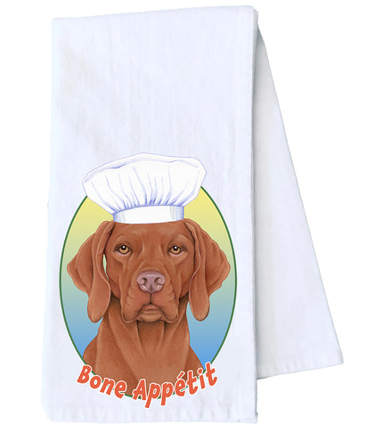 Vizsla - Tomoyo Pitcher Kitchen Tea Towel Size 12" x 18" 100% Cotton