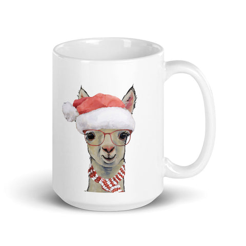Alpaca Mug 'Sophie', Christmas Coffee Mug, 15oz Alpaca Mug