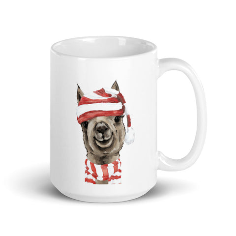 Alpaca Mug 'Shenanigan', Christmas Coffee Mug, 15oz Alpaca Mug