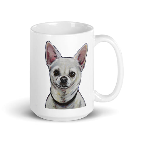 Chihuahua Mug, Dog Coffee Mug, 15oz Chihuahua Dog Mug