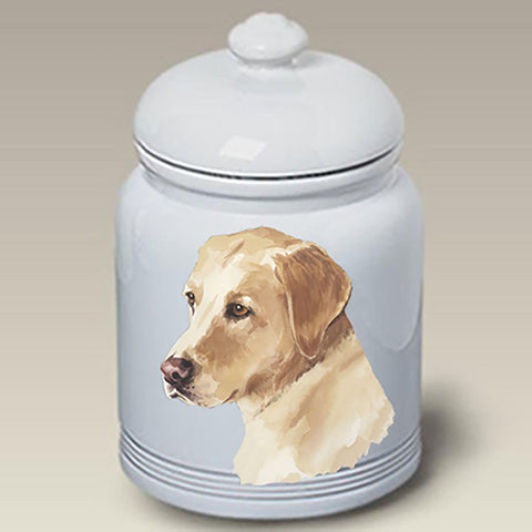 Yellow Labrador - Best of Breed Stoneware Ceramic Treat Jars