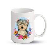 Yorkie Puppy Cut - Best of Breed Ceramic 15oz Coffee Mug