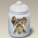 Yorkie Puppy Cut - Best of Breed Stoneware Ceramic Treat Jars